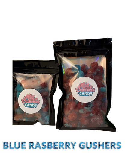 Sour Blue Raz Gushers